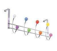 PERCHA sobre PUERTA cromada - bolas colores 370x190MM