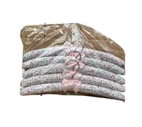 Perchas Acolchadas de satén, Perchas Acolchadas de satén, 5 uds., Multicolor, 38, CM, Ropa Colgante, exhibición Tienda Hotel(Color 17)