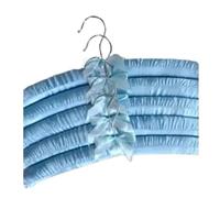 Perchas Acolchadas de satén, Perchas Acolchadas de satén, 5 Unidades, Multicolor, 38, cm, Expositor for Tienda Hotel(Color 13)