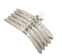 Perchas Acolchadas de satén, Perchas de satén 5 Piezas Multicolor 38 cm Largo(Color 4)