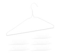 Perchas alambre ganchos de ropa 100 unidades 20 g perchas metálicas color blanco