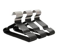 Perchas Antideslizantes para Ropa, Perchas de Metales Ahorro de Espacio Resistentes, Perchas Metálicas con Muescas Redondas Que No Dejan Marcas, para Trajes, Chaquetas y Camisas