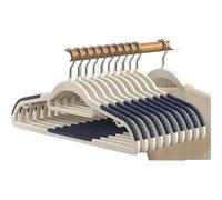 Perchas Antideslizantes para Ropa, Perchas de Metales Ahorro de Espacio Resistentes, Perchas Metálicas con Muescas Redondas Que No Dejan Marcas, para Trajes, Chaquetas y Camisas