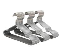 Perchas Antideslizantes para Ropa, Perchas de Metales Ahorro de Espacio Resistentes, Perchas Metálicas con Muescas Redondas Que No Dejan Marcas, para Trajes, Chaquetas y Camisas