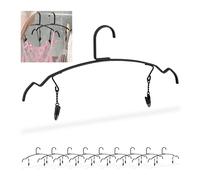Perchas colgadores con clips organizador de armario 10 unidades 33 cm 10 piezas