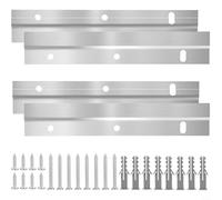 Perchas de cuadros en forma de Z, soportes de arte de pared resistentes para sistema de suspensión de tacos, clips de espejo de aleación de aluminio, gancho de espiga para marcos, kit de montaje