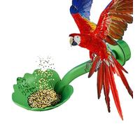 Perchas de jaula de pájaros - 2 en 1 Parrot Stand, Feeding Bird Rest | Parakeet Macaw Finch Lovebird Canary Sparrow Hummingbird Cage Climbing Accessory Pet Supplies Indoor Outdoor Aviary Station