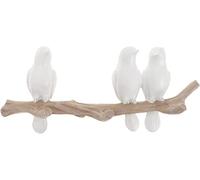 Perchas de pared de resina 3D con diseño de pájaros, perchero, perchero, organizador de llaves, para el hogar, porche, entrada, accesorios de decoración (3 pájaros)