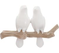 Perchas de pared de resina 3D con diseño de pájaros, perchero, perchero, organizador de llaves, para el hogar, porche, entrada, accesorios de decoración (2 pájaros)