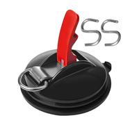 Perchas de resistentes, ventosas para ventana con ganchos, clips de amarre de fuerte adherencia para toldo de coche, furgoneta, SUV, tienda de campaña, camión, trampa de camping