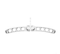 Perchas de viaje compactas con diseño giratorio único, perfectas para colgar ropa en cualquier lugar (blanco)