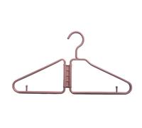 Perchas de Viaje Percha Plegable for Abrigos, Perchas Antideslizantes for Ropa, tendedero de plástico, Organizador Almacenamiento Multifuncional, 12 Uds(Oxblood)
