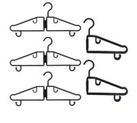 Perchas de viaje plegables, 5 unidades, colgadores portátiles para ropa plegable, multicolor, ganchos para camisas, colgadores de laundry para viajes en casa, cruceros, hogar, dormitorio, dormitorio