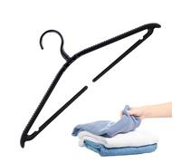 Perchas de viaje plegables: colgador de viaje plegable antideslizante, colgador de ropa duradero, almacenamiento compacto, organizadores de armario y almacenamiento