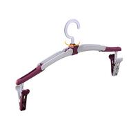 Perchas de viaje plegables con clips - Perchas plegables multifuncionales - Perchas portátiles que ahorran espacio, tendedero para viajes, hogar, vida cotidiana