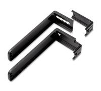 Perchas divisorias Rubbermaid tama o carta/legal/A4, juego de 2, color negro (18351)