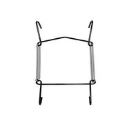Perchas invisibles para platos de pared, soportes decorativos para platos, ganchos de resorte para colgar en la pared (colgador de platos negro, 9 a 13 cm)