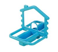 Perchas multifuncionales para pájaros con espejo y plato, seguras para actividades de jaula y promoción de curiosidad, comederos de pinzón para decoración exterior