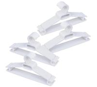 Perchas Multiusos 37x18 cm - Plástico Resistente y Ligero | Color Blanco - Pack 48 Unidades | Perchas Versátiles para Ropa de Tamaño Medio | Diseño Fino para Ahorrar Espacio - Fabricado en España