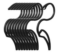 Perchas organizadoras con capucha - 10 piezas de almacenamiento de sudaderas en forma de S | Gancho de ahorro de espacio, almacenamiento de dormitorio para jeans, sombreros, bufandas, sudaderas