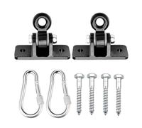 Perchas para columpios, ganchos resistentes, kit de instalación de saco de boxeo, accesorios duraderos para hamacas, padres, entusiastas del bricolaje, jardineros, camping, guardería, escuelas, patio