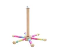 Perchas para Jaula de Aves y Pájaros | Rueda de Ejercicio para Gorriones con Resistencia a los Picotazos | Juego Giratorio para Periquitos - para Periquitos Loros Cacatúas Agapornis y Conuros