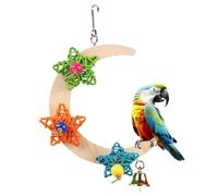 Perchas Para Jaula De Pájaros Percha De Madera En Forma De Media Luna Con