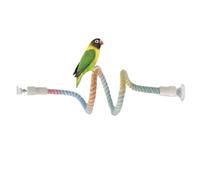 Perchas para pájaros de jaula con extensible y plegable, multicolor
