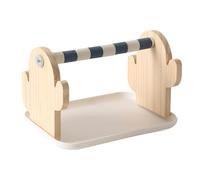 Perchas para pájaros para jaula - 5 en 1 suministros para mascotas, accesorios de jaula, juguetes de soporte para pájaros con bandeja, para interior y exterior, hogar, tortolitos, canarios, molienda