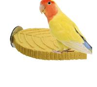 Perchas para pájaros para jaula, parque infantil con forma de planta de resina, para guacamayo, guacamayo, canario, garra, cuidado, pico, molienda, forraje