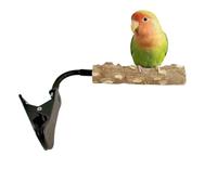 Perchas para periquitos, soporte interactivo natural, percha de cacatúa enriquecedora para pájaros, para pájaros de amor, gris africano, guacamayo, Mynah, guacamayo, interior, exterior, jardín, patio