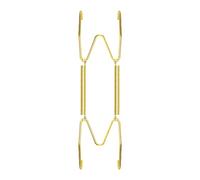 Perchas para platos pequeños | Soportes de pared de hierro dorado - Estante de exhibición de pared para el hogar, colgador de pared multifuncional de alambre invisible para reloj, paraguas, llaves,