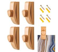 Perchas para tapices, exhibición de pared, abrazadera para colchas y textiles, estante para colgar arte de madera, soporte decorativo para mantas, decoración del hogar de fácil instalación, para sala