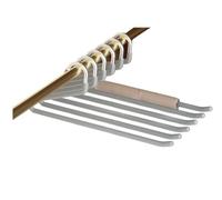 Perchas para Trajes Perchas Perchas para Ropa 10 Uds Perchas Para Pantalones De Acero Inoxidable Estantes De Pantalones De Metal De Composición Abierta Percha De Ropa Antideslizante Para Pantalones Pe