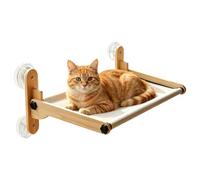 Perchas Para Ventanas Para Gatos: Muebles Para Mascotas Con Succión, Percha Para Gatos Que Ahorra Espacio, Cama Para Mascotas De Malla Ajustable | Las Fuertes Ventosas Garantizan Una Fijación Estable