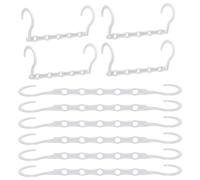 Perchas Que Ahorran Espacio: Perchas para Armario, Perchass En Cascada, Elegante Organizador De Pantalones para Guardarropa, De Almacenamiento De Guardarropa para Múltiples Prendas | para