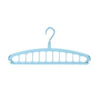 Perchas Ropa 1pcs 11-Hole Clothes Hanger Organizer, Multi-Functional Mark-Free, Home-Use Magic Folding Drying Rack(Sky Blue)