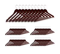 Perchas ropa 50 unidades 100 g perchas clásicas perchas de madera giratorio