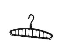 Perchas Ropa 9 Hole Foldable Hanger Wardrobe Space Saving Storage For Clothes Drying Hangers Organizers Rack Coat Pants(1 Black 11 Holes)