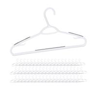 Perchas ropa colgadores multiusos 60 unidades blanco perchas antideslizantes