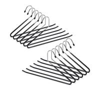 Perchas ropa ganchos metálicos 35 cm perchas para pantalones colgadores de ropa