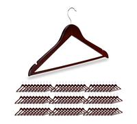 Perchas ropa ganchos para pantalones 90 unidades elegante perchas de madera
