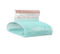 Perchas Ropa Perchas de Metal Gruesas con Revestimiento Antideslizante, 10 Unidades, sin Dejar Rastro, for Ropa, Trajes, Abrigos, Camisas y Chaquetas, Muescas Redondas(Color 02)