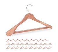Perchas traje 30 unidades 190 g perchas de madera perchas antideslizantes