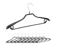 Perchas traje ganchos para ropa 45 cm negro perchas antideslizantes 50 unidades