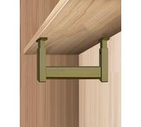 Perchero ajustable dorado para ropa 51 que ahorra espacio, para el hogar y la oficina, elegante organizador de estante inferior, barra de valet de fácil acceso para soluciones de almacenamiento