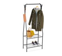 Perchero burro colgador de ropa 4 ganchos 1,9 kg perchero metálico 2 estantes