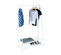 Perchero burro con 2 estantes, Mueble recibidor, Burro perchero, Colgador ropa