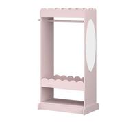 Perchero burro infantil vestnes con espejo 120x63x38cm rosa [en.casa]