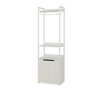 Perchero burro jässaatka con puertas 200x61x40 cm - gris [en.casa] 40 cm